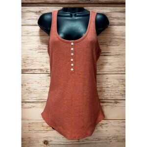 Meccafox Women's Rust Racerback‎ Tank Top Medium NWT